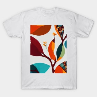 Chromatic Botanic Abstraction #31 T-Shirt